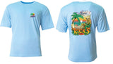 Performance Dri Fit Long sleeve "The Drunken Iguana" SPF Fishing Shirt